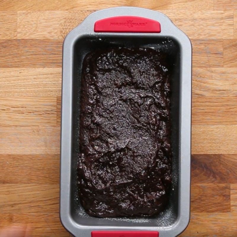 Baking chocolate banana bread
