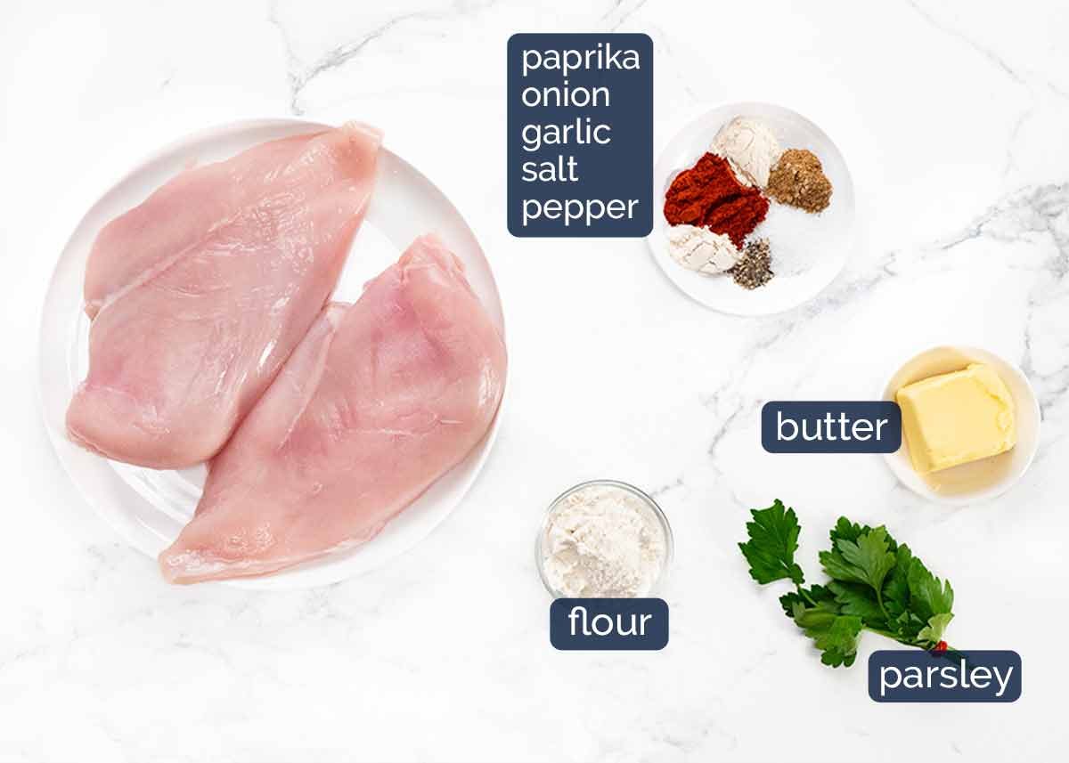 Ingredients layflat for chicken breast recipe