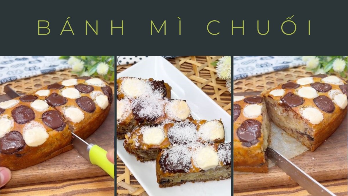 TikTok viral style banana bread