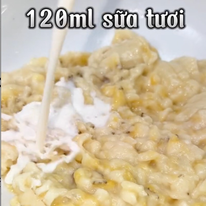 Adding all ingredients to one bowl